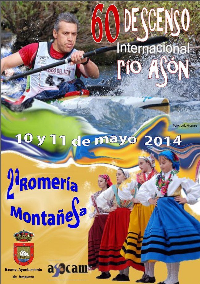 60 Descenso Internacional del Río Asón, este año el 10 y 11 de mayo.
