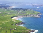 De Somo a Langre por la costa Vista Aérea Cantabria Cantabriarural