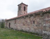 Vista general de la Iglesia Romanica de Santa Olalla Cantabria Cantabriarural