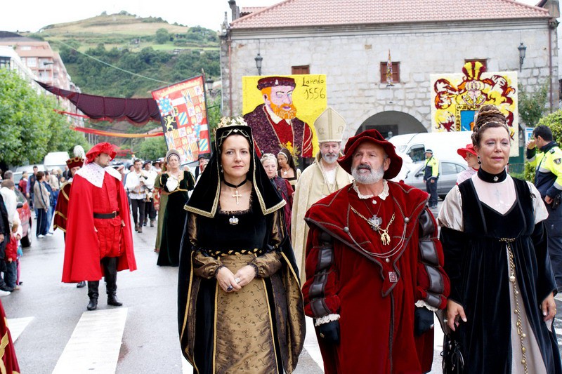 La Ruta de Carlos V Representación del desembarco en laredo  Cantabria Cantabriarural
