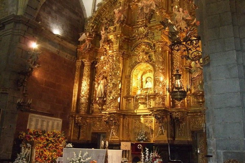 Santuario de Nuestra Señora La Bien Aparecida Altar mayor Cantabria Cantabriarural