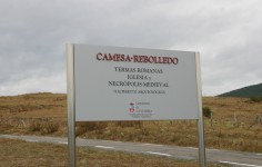 Yacimiento arqueológico Camesa Rebolledo Cartel Anunciador Cantabria Cantabriarural